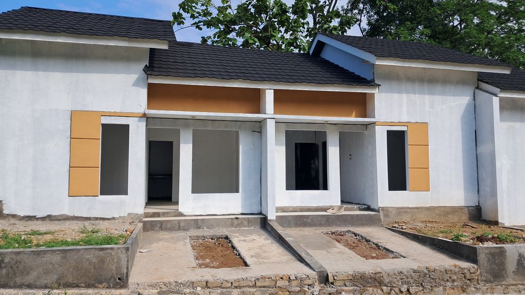 foto tampak rumah tipe 36 perumahan Nirwana Residence 2