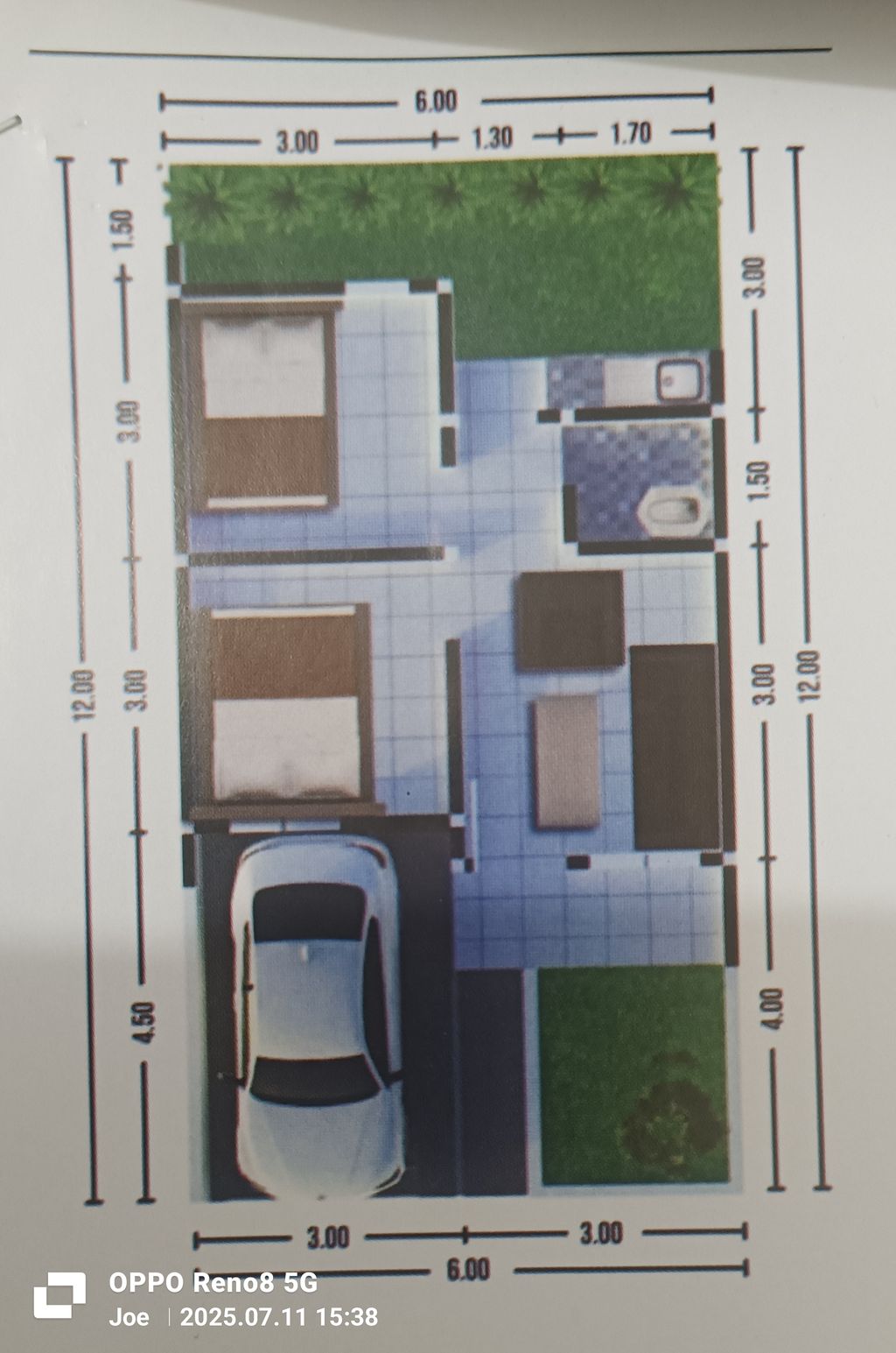 foto denah rumah tipe 36 perumahan BUMI SIRNAGALIH RESIDENCE