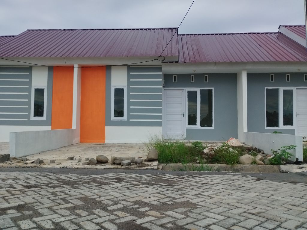 foto tampak rumah tipe 32 perumahan GRAND SULAWESI BONTOMARANNU TAHAP 2