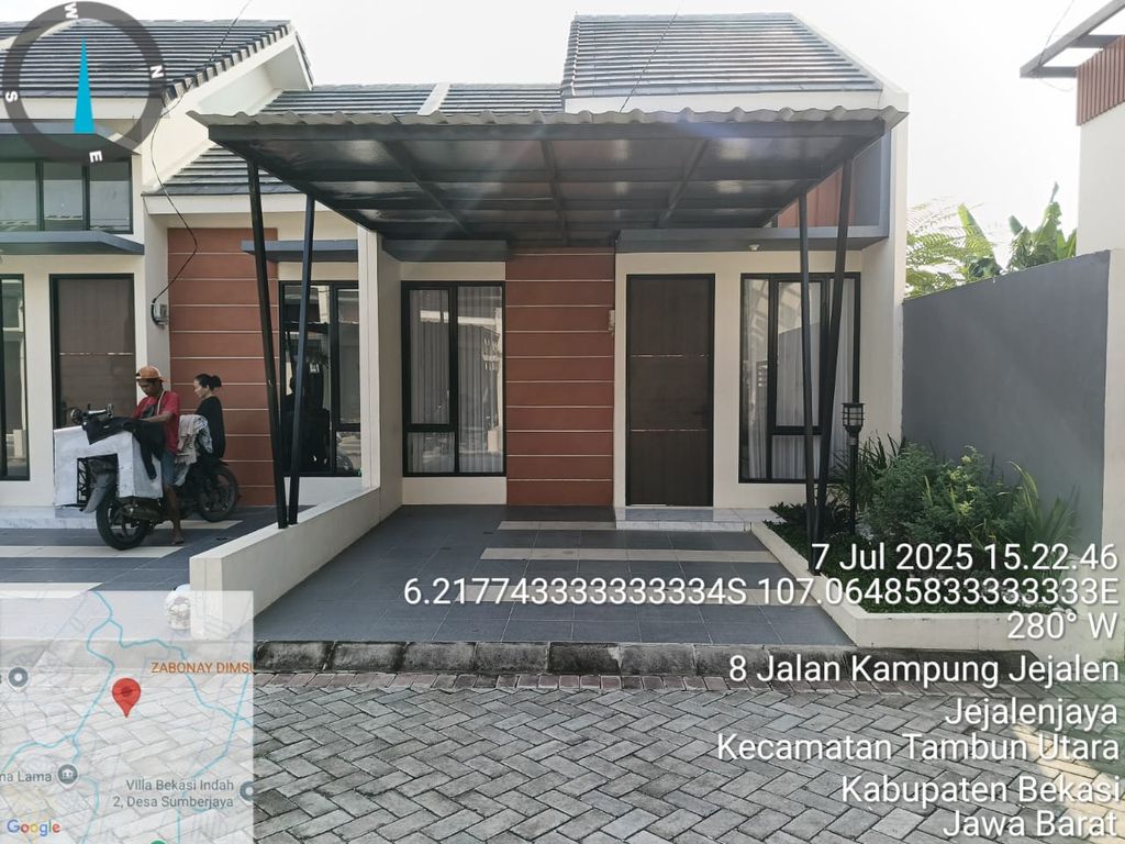 foto tampak rumah tipe 36/62M2 perumahan VILLA MAHARANI RESIDENCE 7