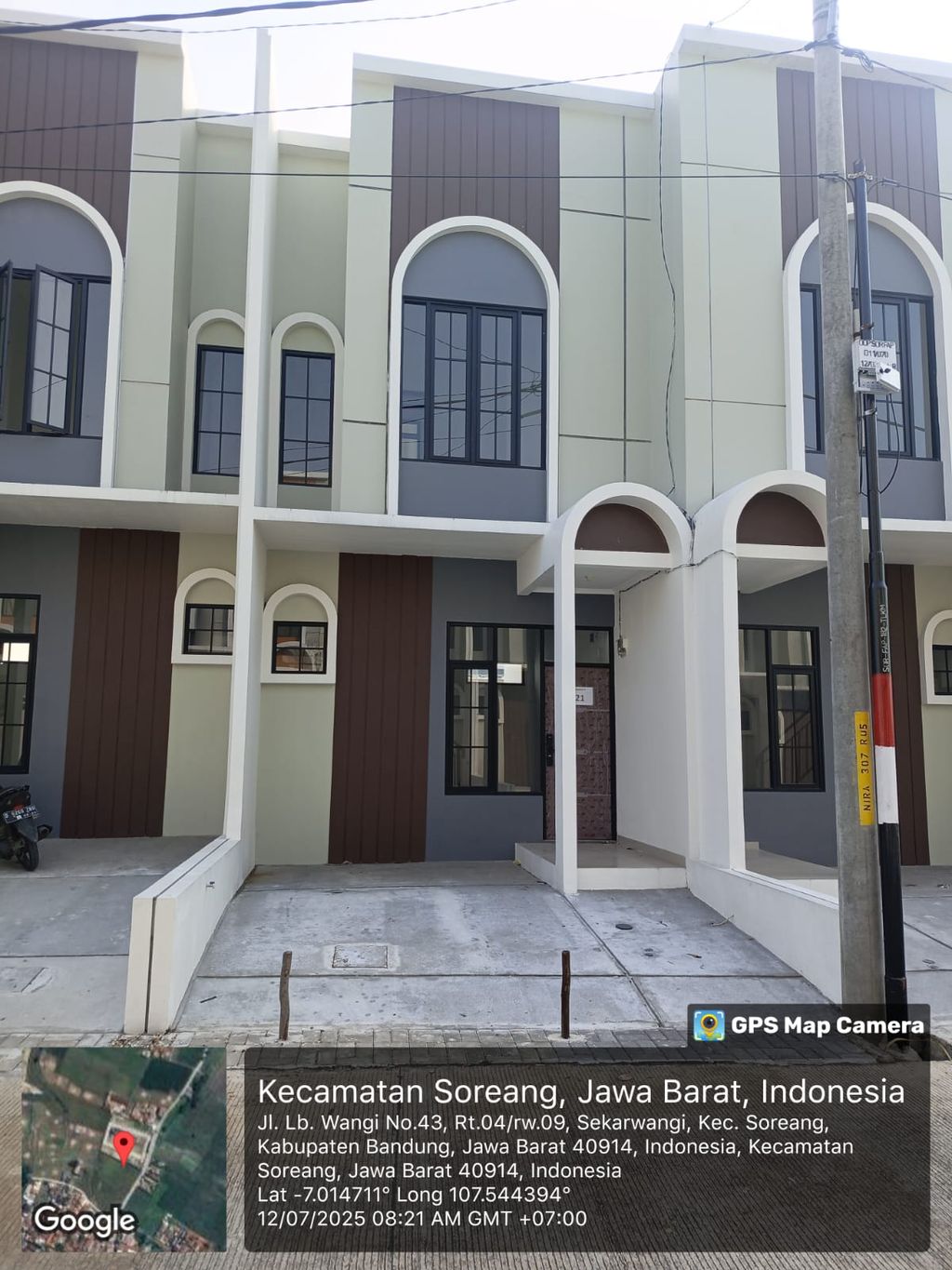 foto tampak rumah tipe 50 Compact 3 Kamar HC (482) perumahan G-Land Arcadia Buahbatu