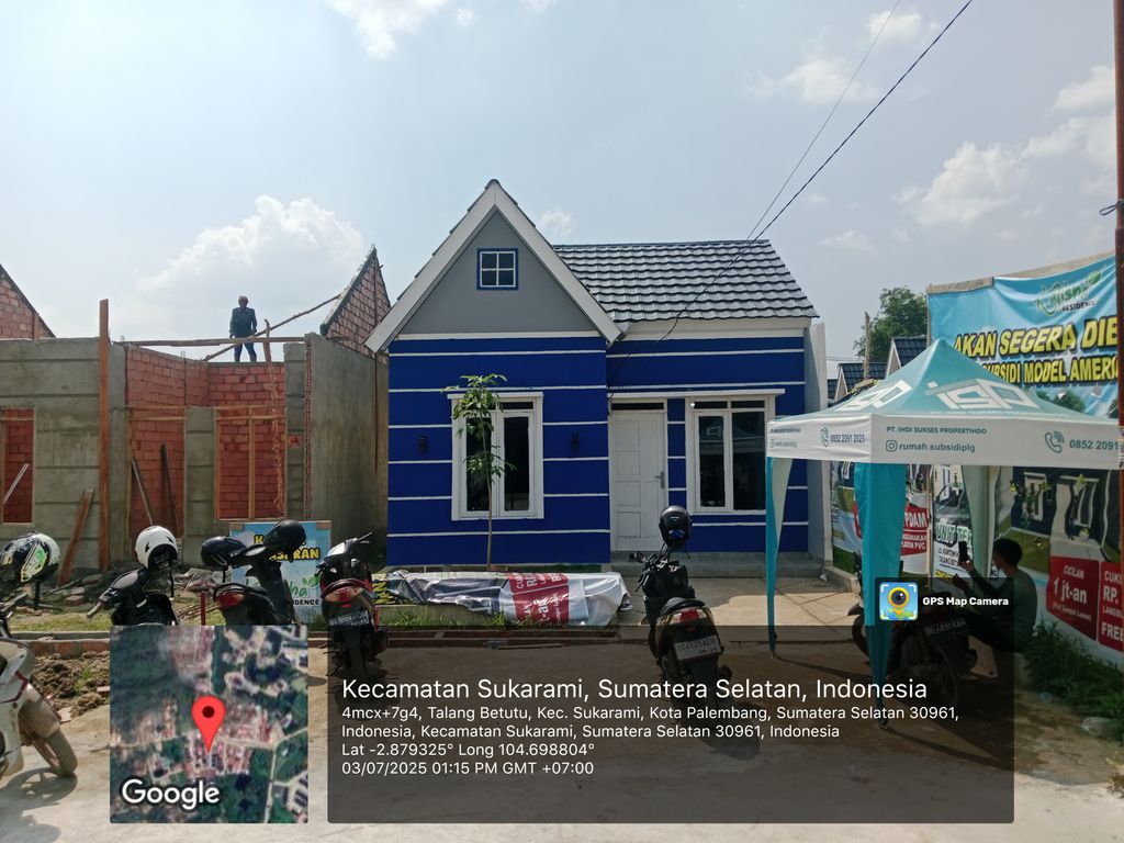 foto tampak rumah tipe 36 perumahan PERUMAHAN KALISHA RESIDENCE