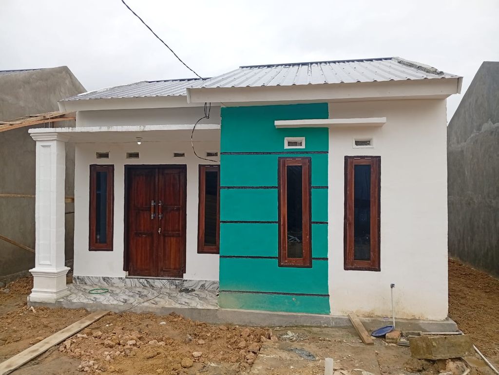 foto tampak rumah tipe 36 perumahan Perumahan Rezky Anawai