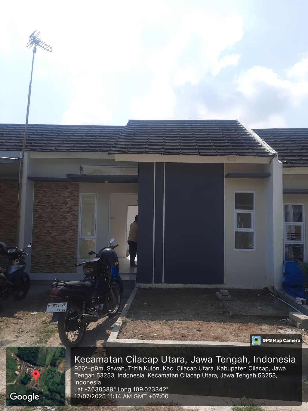 foto tampak rumah tipe 31/60 E3.9 perumahan TRITIH GOLF RESIDENCE TAHAP 2