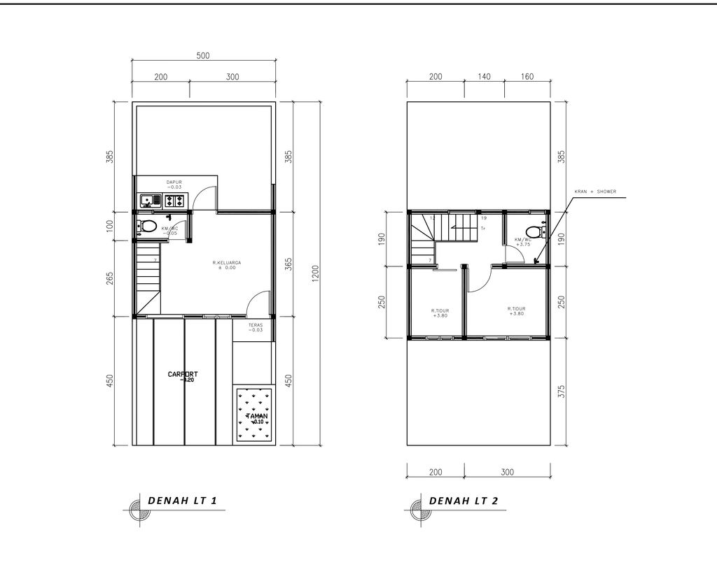 foto denah rumah tipe 41 Compact High Ceiling (297) perumahan Bukit Sukanagara Resort