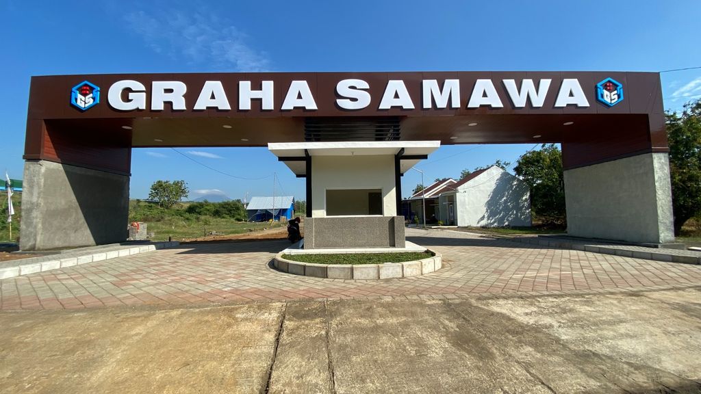 foto gerbang perumahan GRAHA SAMAWA
