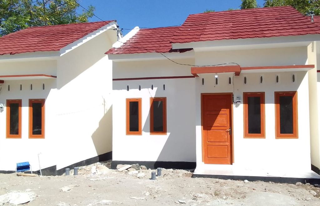 foto tampak rumah tipe 36 perumahan BALE BALONG RESIDENCE