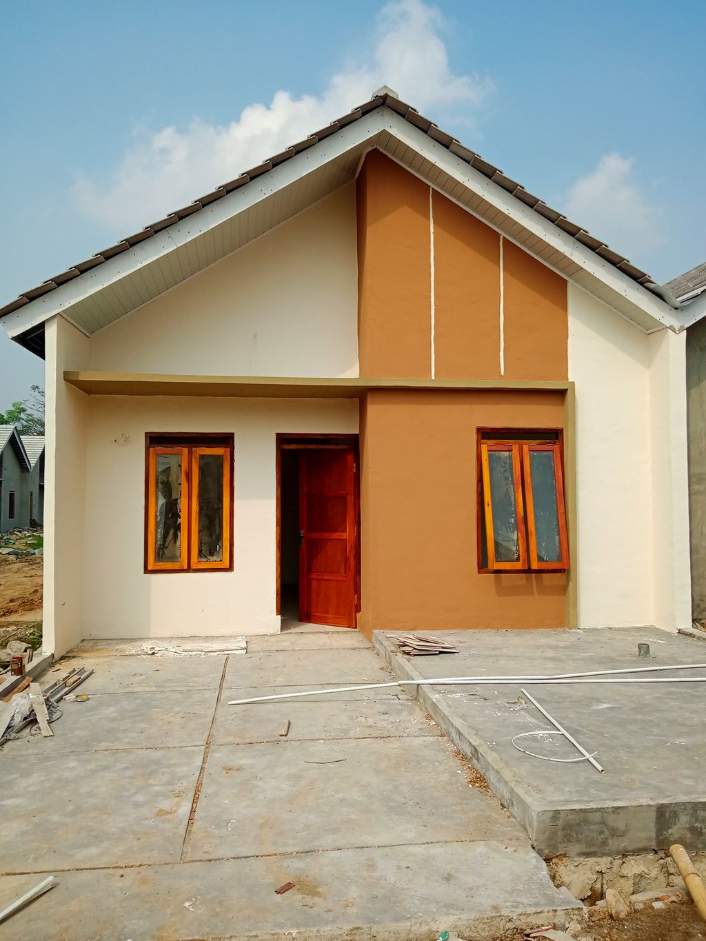 foto tampak rumah tipe 34/60 perumahan ALYA RAMADHANI RESIDENCE
