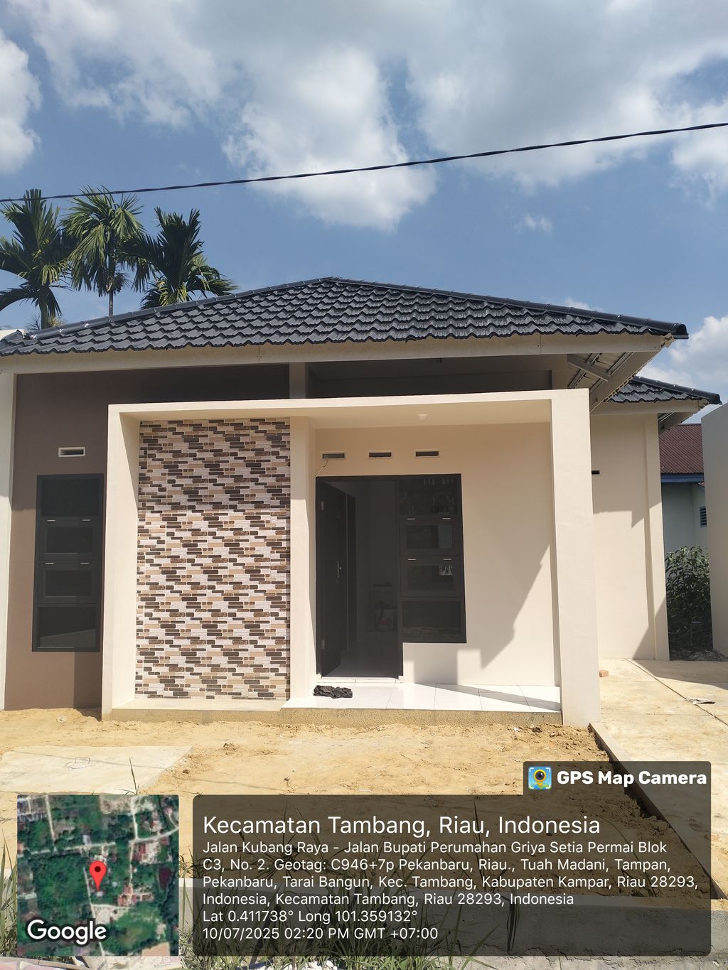 foto contoh rumah perumahan Bagas Arsenta Residence