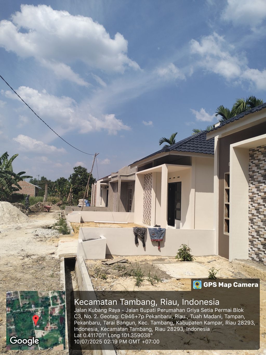 foto posisi tengah perumahan Bagas Arsenta Residence