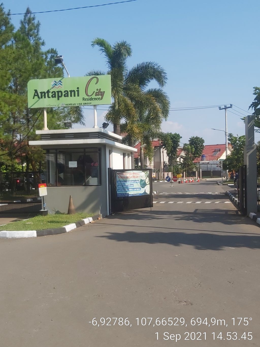 foto gerbang perumahan PERUMAHAN ANTAPANI CITY