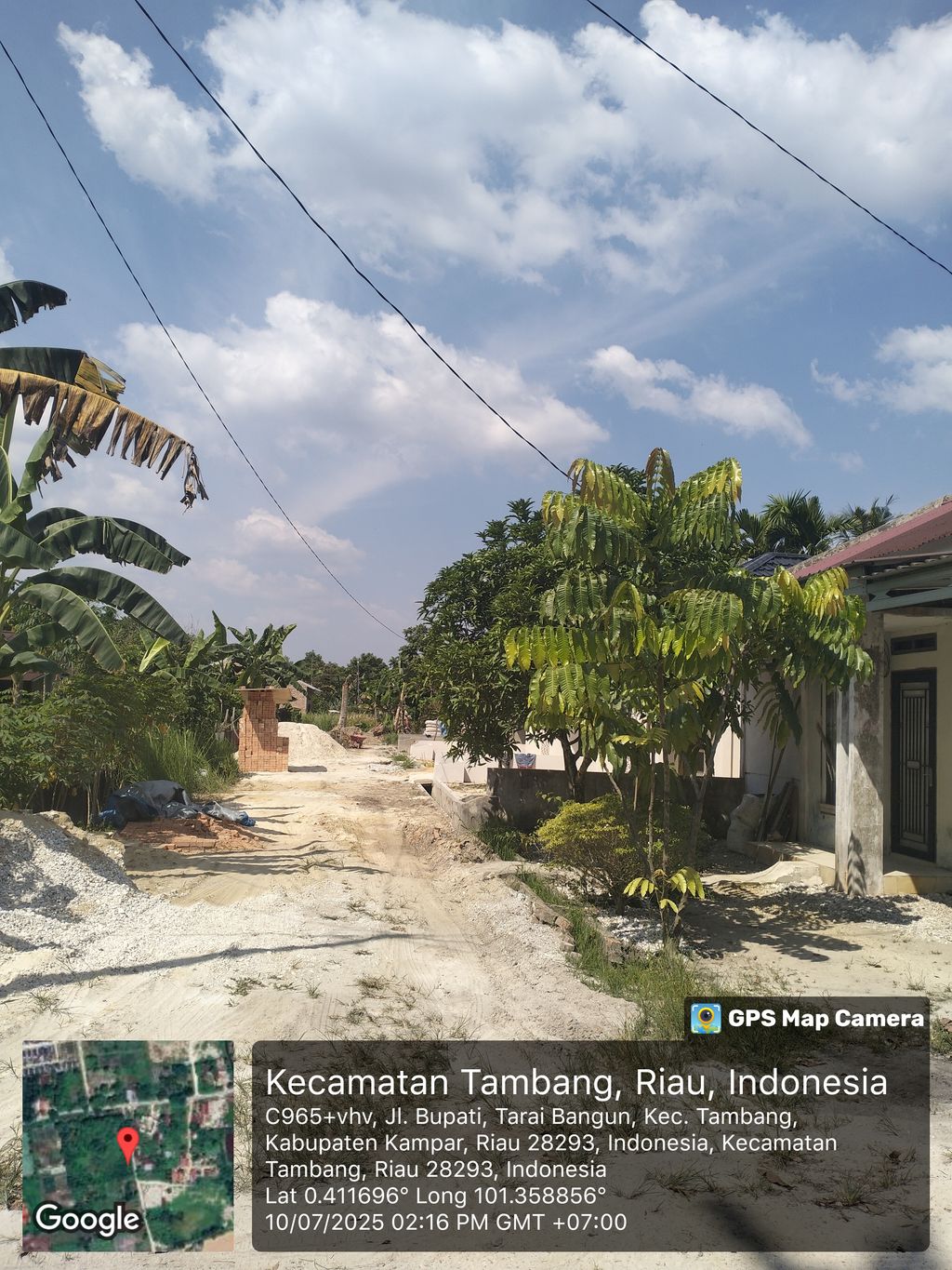 foto gerbang perumahan Bagas Arsenta Residence