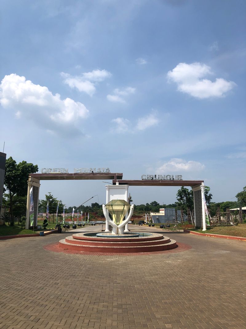 foto gerbang perumahan GREEN PERMATA CIBUNGUR
