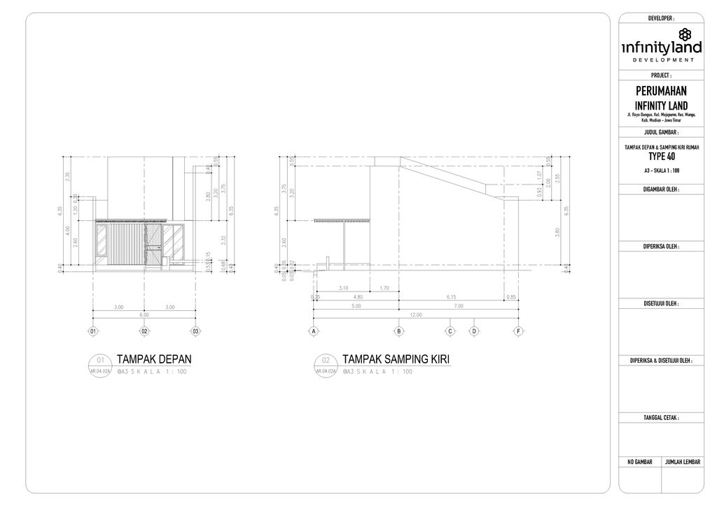 foto tampak rumah tipe RUBY perumahan The Eleva Residance