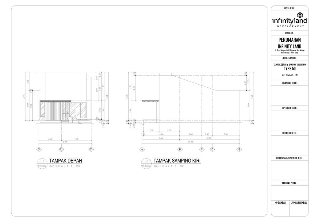 foto tampak rumah tipe SAPPHIRE perumahan The Eleva Residance