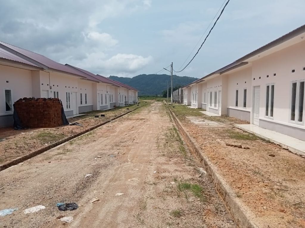 foto tampak rumah tipe 36 perumahan PERUMAHAN SAMUDERA PERMAI TAHAP II