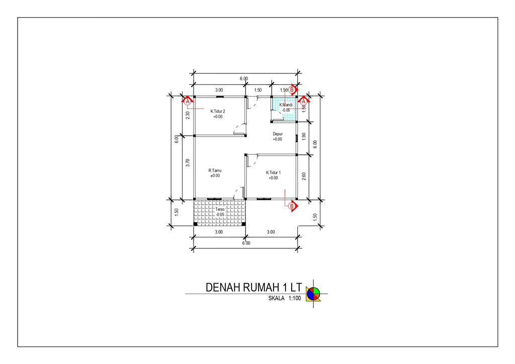 foto denah rumah tipe 36 perumahan ANUGRAH REGENCY III