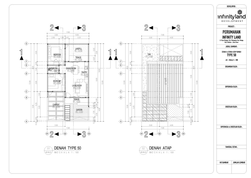 foto denah rumah tipe SAPPHIRE perumahan The Eleva Residance