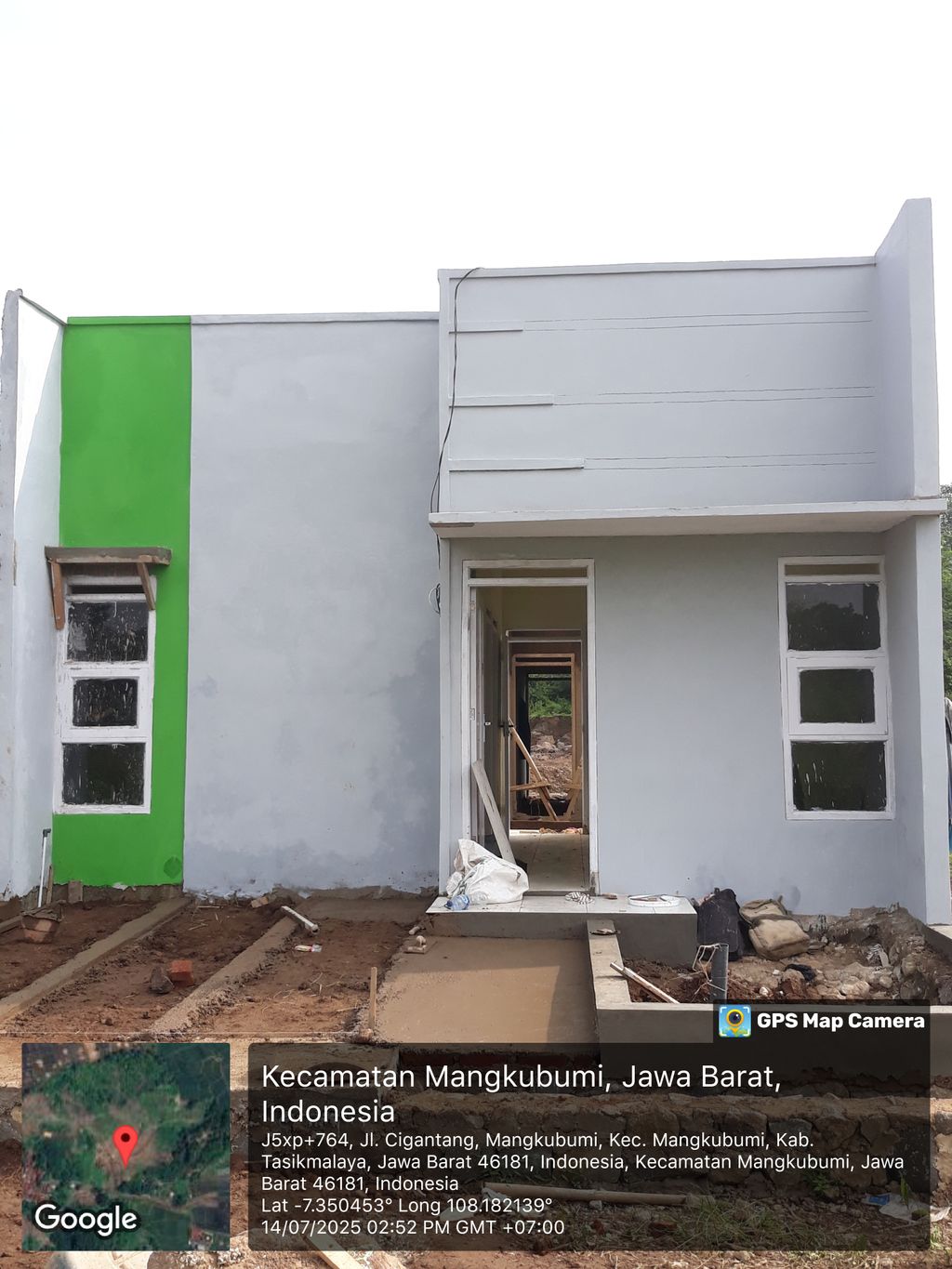 foto contoh rumah perumahan green pakar residence