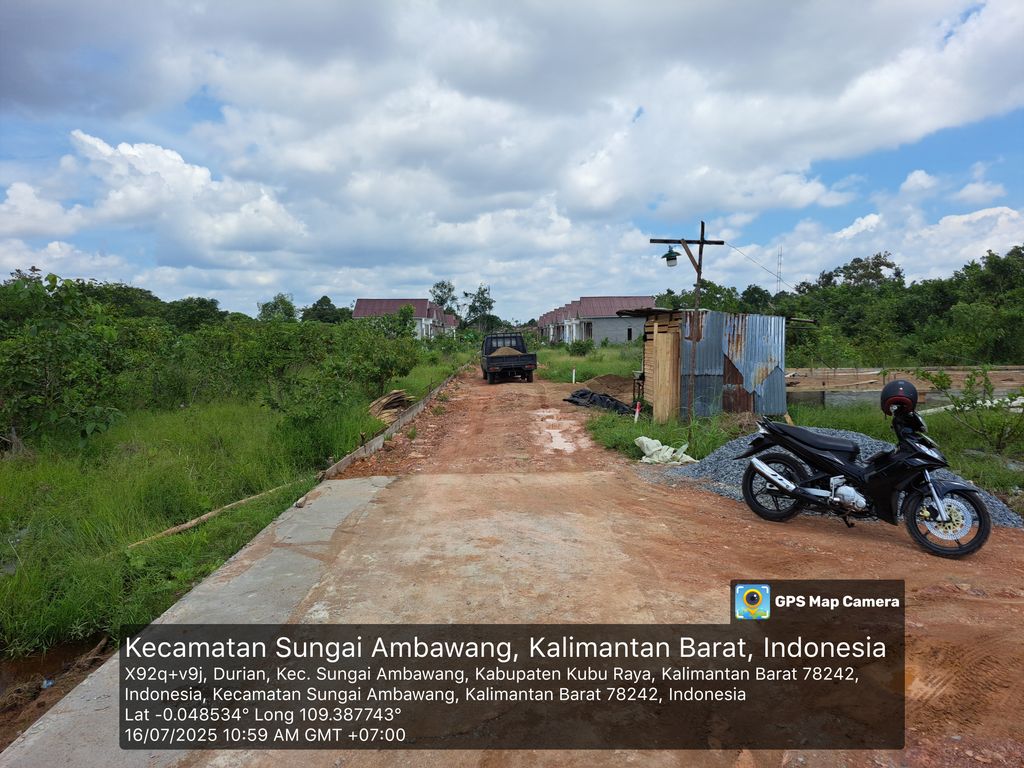 foto gerbang perumahan DINES RESIDANCE