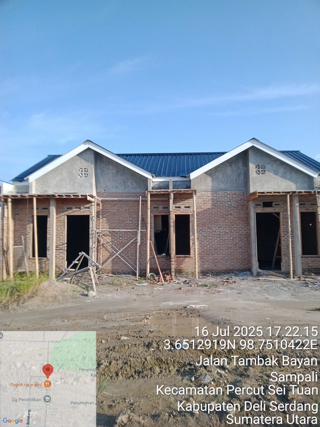 foto posisi tengah perumahan PLATINUM GARDEN III TAHAP 5