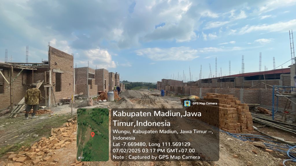 foto posisi tengah perumahan Marison Regency Madiun