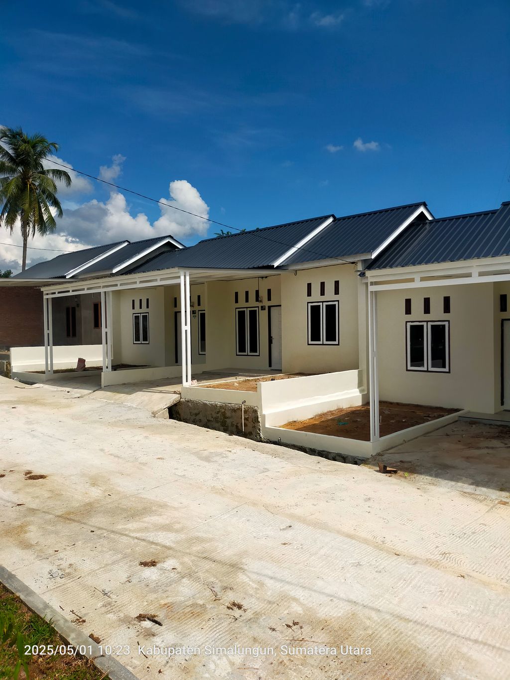 foto tampak rumah tipe 36 perumahan DIMENSI VIYATA