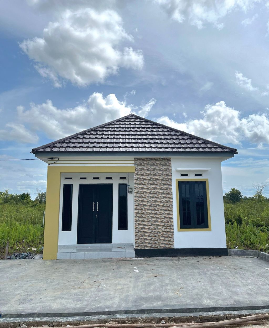 foto tampak rumah tipe SUBSIDI 36 perumahan NASYWA RESIDENCE TAHAP 3