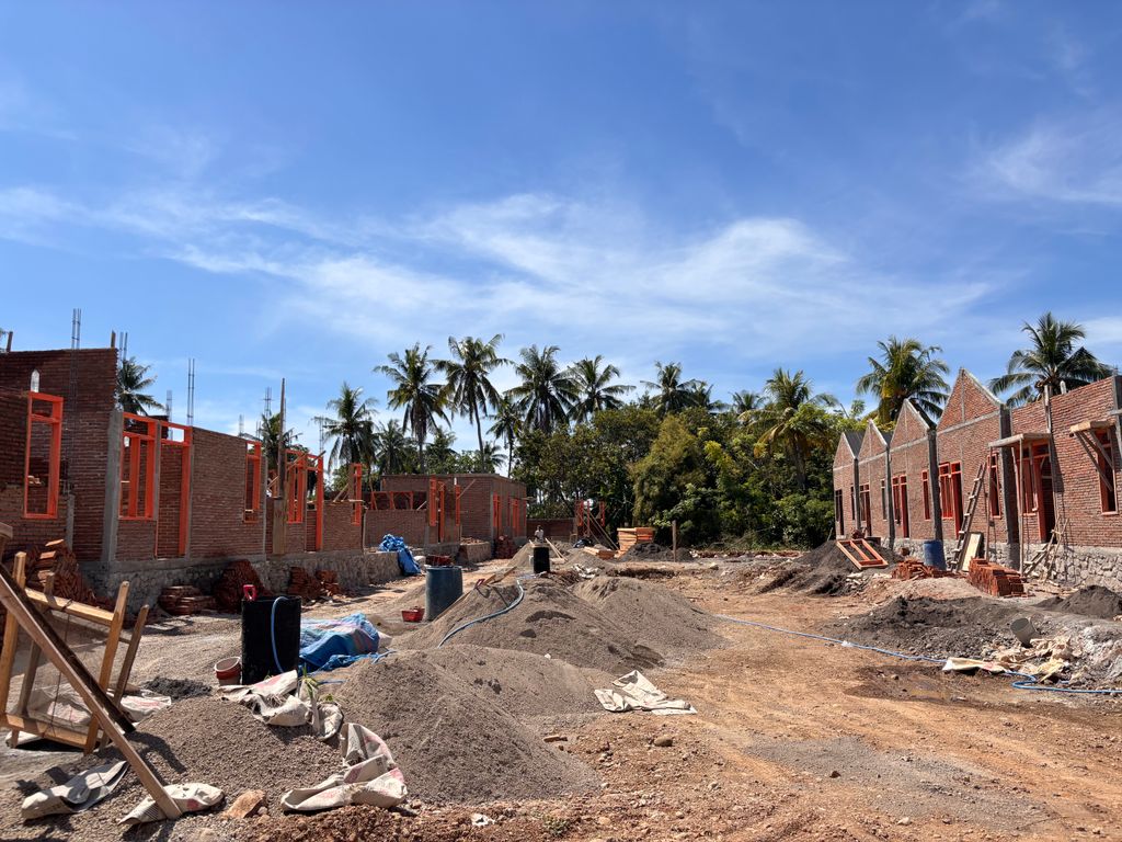 foto posisi tengah perumahan Utan Residence