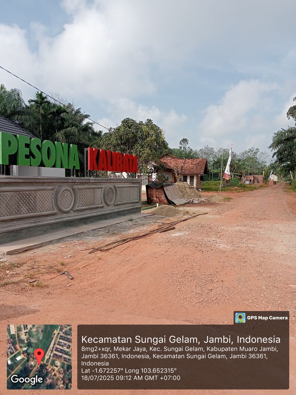 foto gerbang perumahan PESONA KALIBATA
