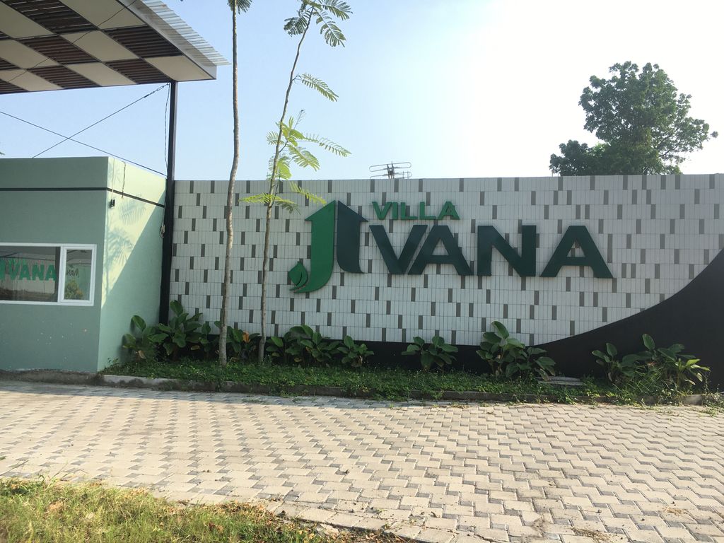 foto gerbang perumahan Villa Jivana