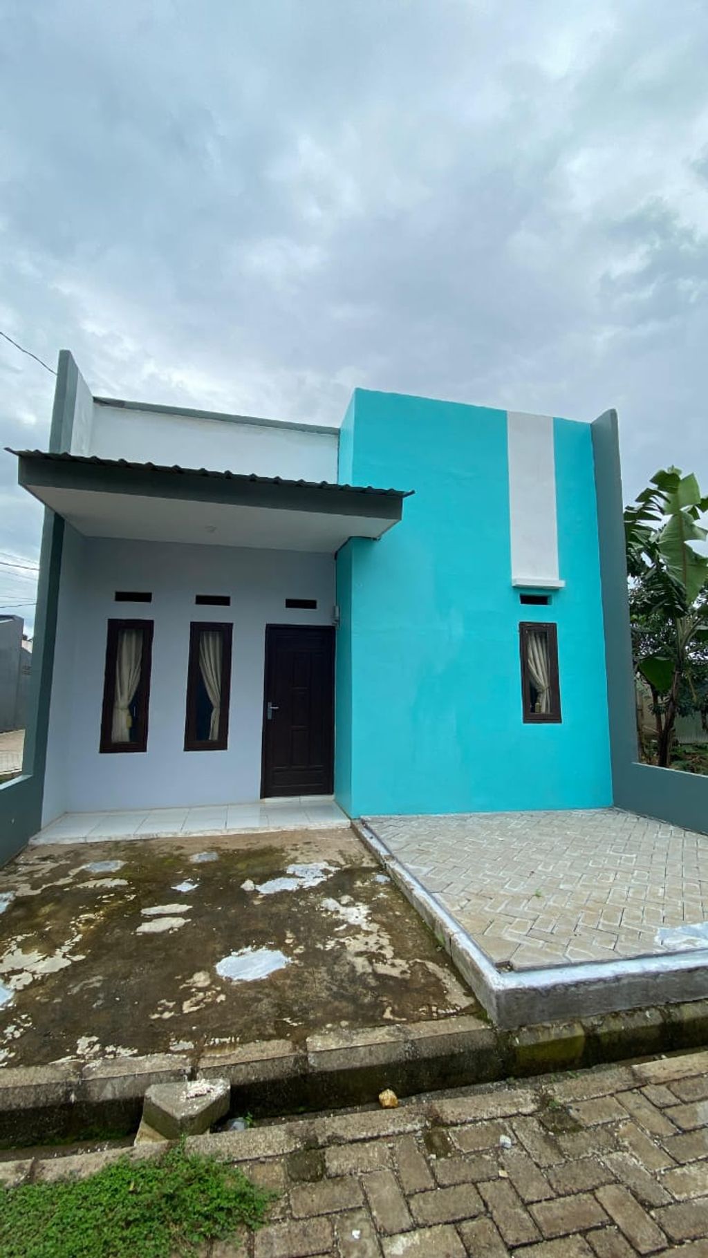 foto tampak rumah tipe 36/72 perumahan Je'nemadinging Regency Tahap IV