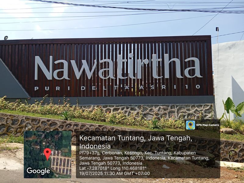 foto gerbang perumahan PURI DELTA ASRI 10 NAWATIRTHA