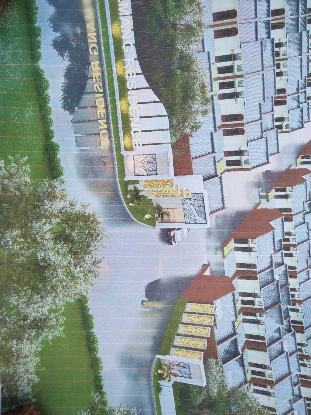 foto gerbang perumahan Kemang Recidence