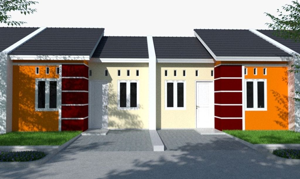 foto tampak rumah tipe 27/60 perumahan PURI BEGAWAN SERPONG 3