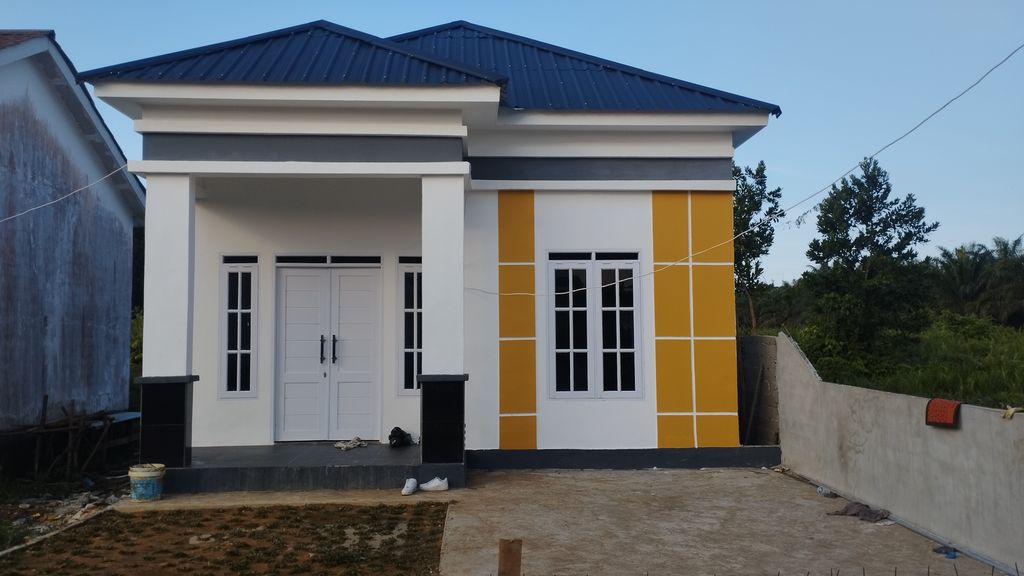 foto contoh rumah perumahan Grand Pangeran Permai