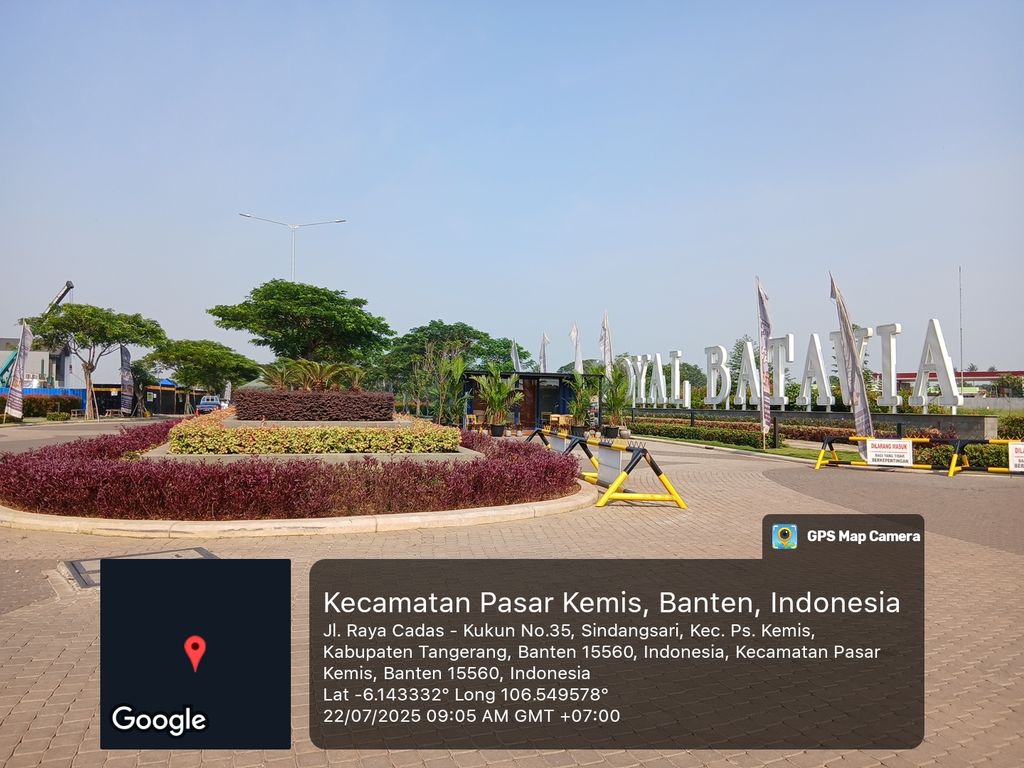 foto posisi tengah perumahan ROYAL BLOSSOM