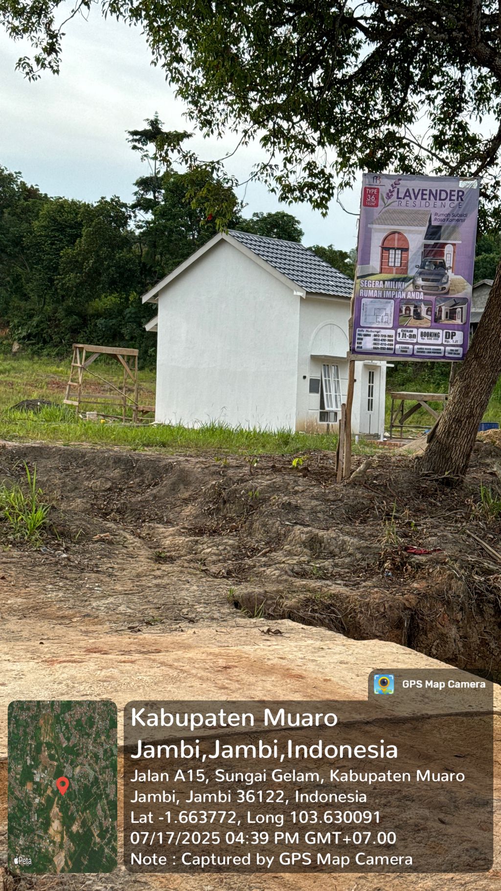 foto gerbang perumahan LAVENDER RESIDENCE