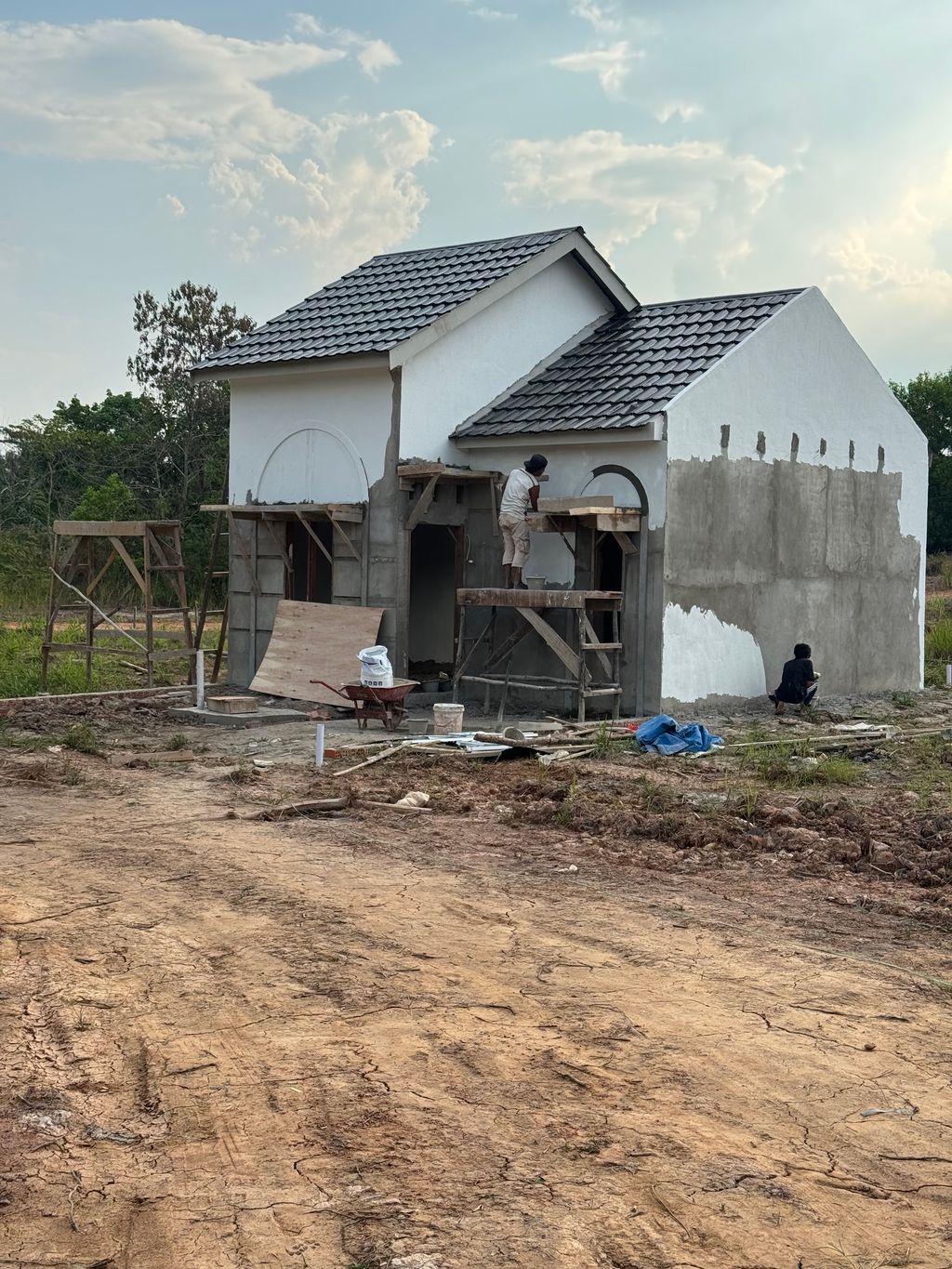 foto posisi tengah perumahan LAVENDER RESIDENCE