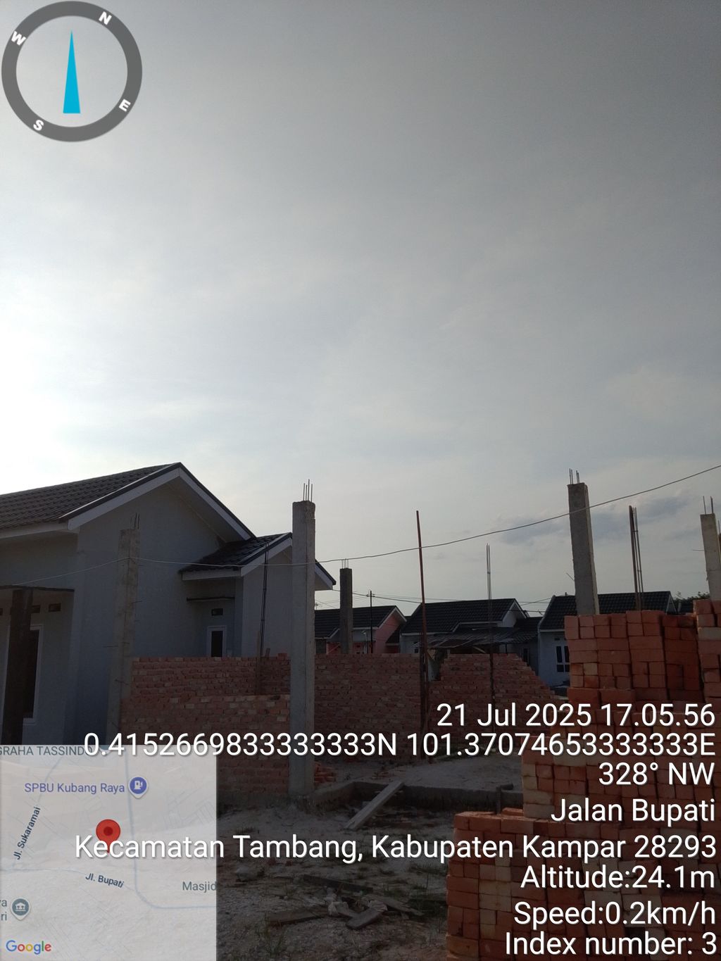 foto contoh rumah perumahan FANNYBELLA RESIDENCE 1 TAHAP 5