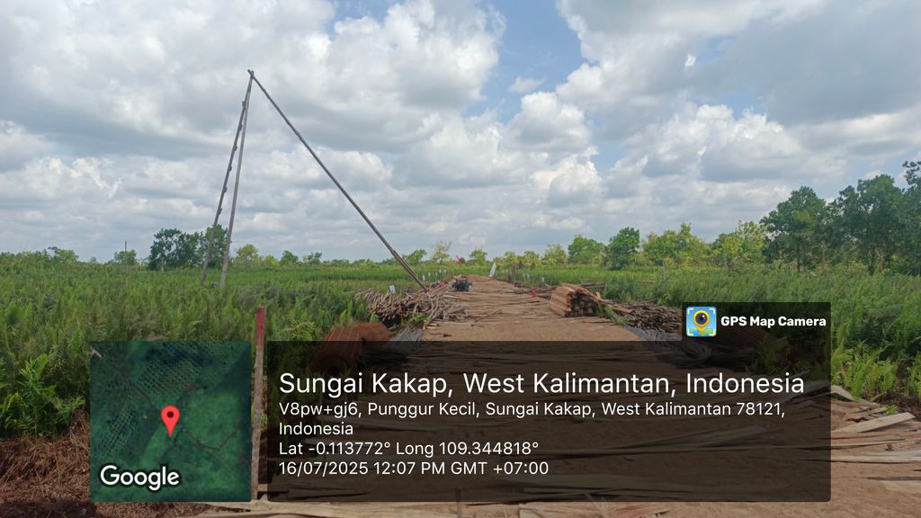 foto posisi tengah perumahan BUMI SERDAM INDAH BLOK QR