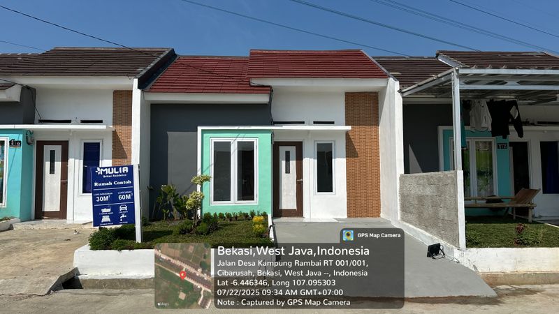 foto contoh rumah perumahan Mulia Bekasi Residence