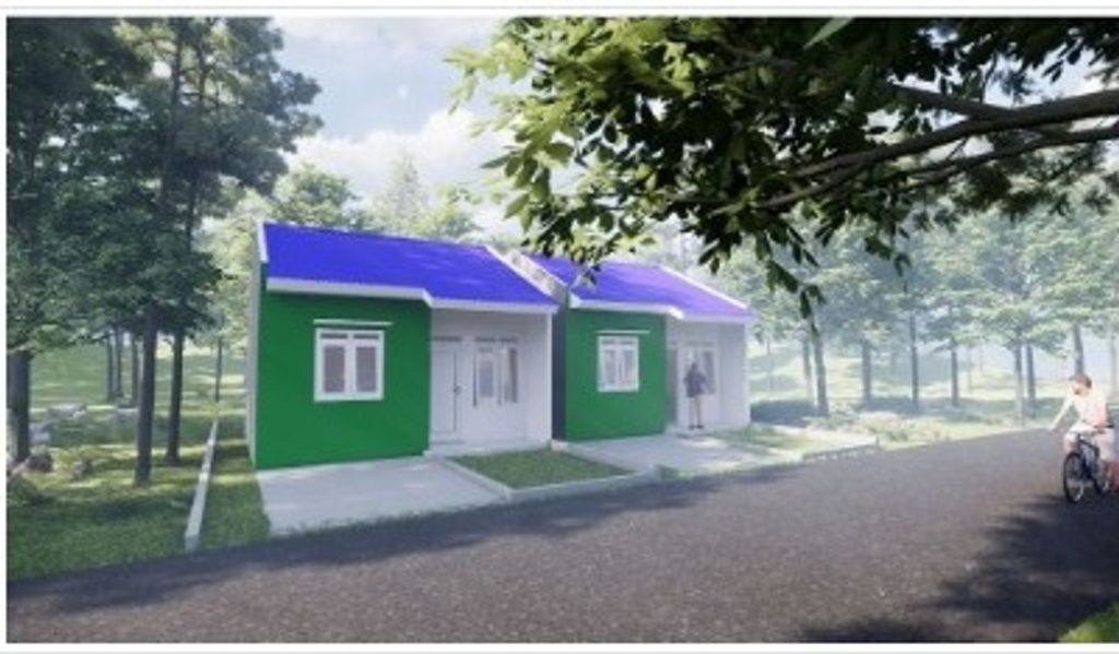 foto tampak rumah tipe 36. perumahan SULTAN RESIDENCE