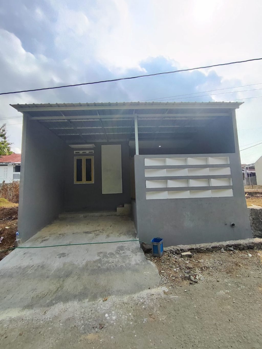foto tampak rumah tipe BLOK G6 36/66 perumahan GUNUNG BATUR RESIDENCE
