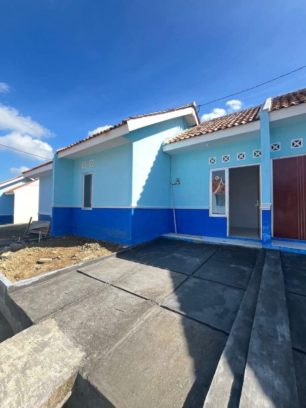 foto tampak rumah tipe 30/60 blok E no.79 perumahan GRAND MAHKOTA SULTAN 4