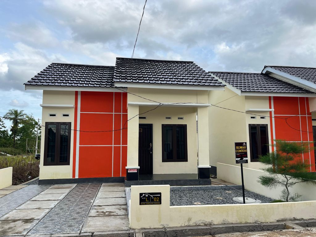 foto tampak rumah tipe 36 perumahan BUMI SERDAM INDAH BLOK QR