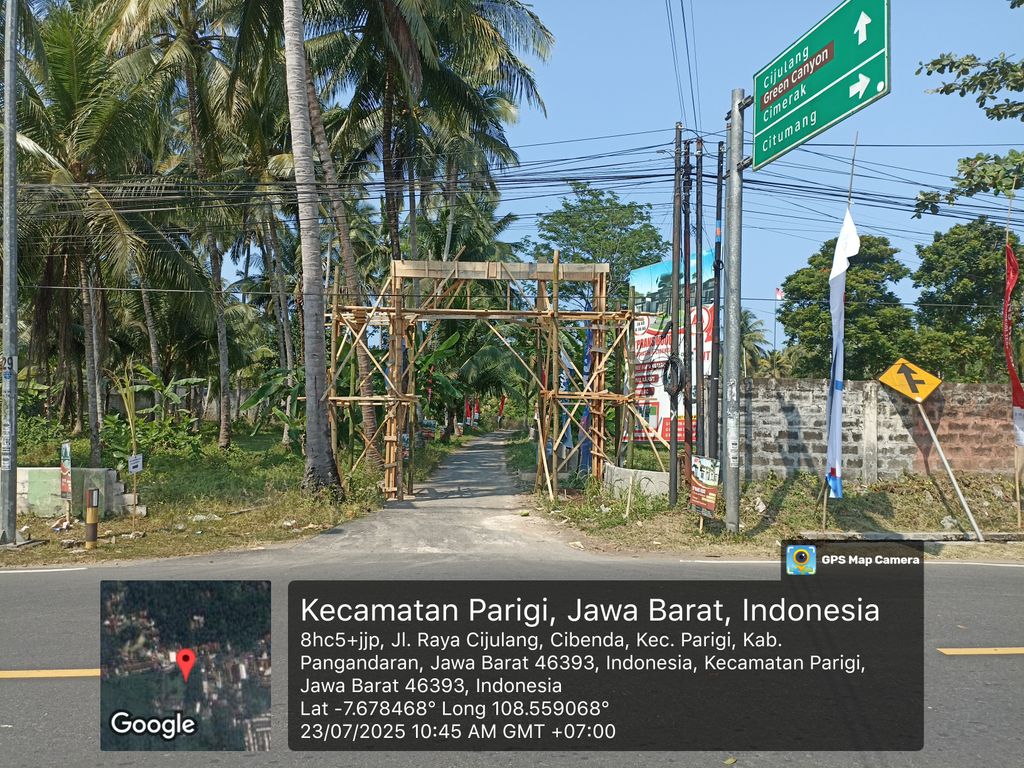 foto gerbang perumahan D'PRANS HOUSE BUDIASIH