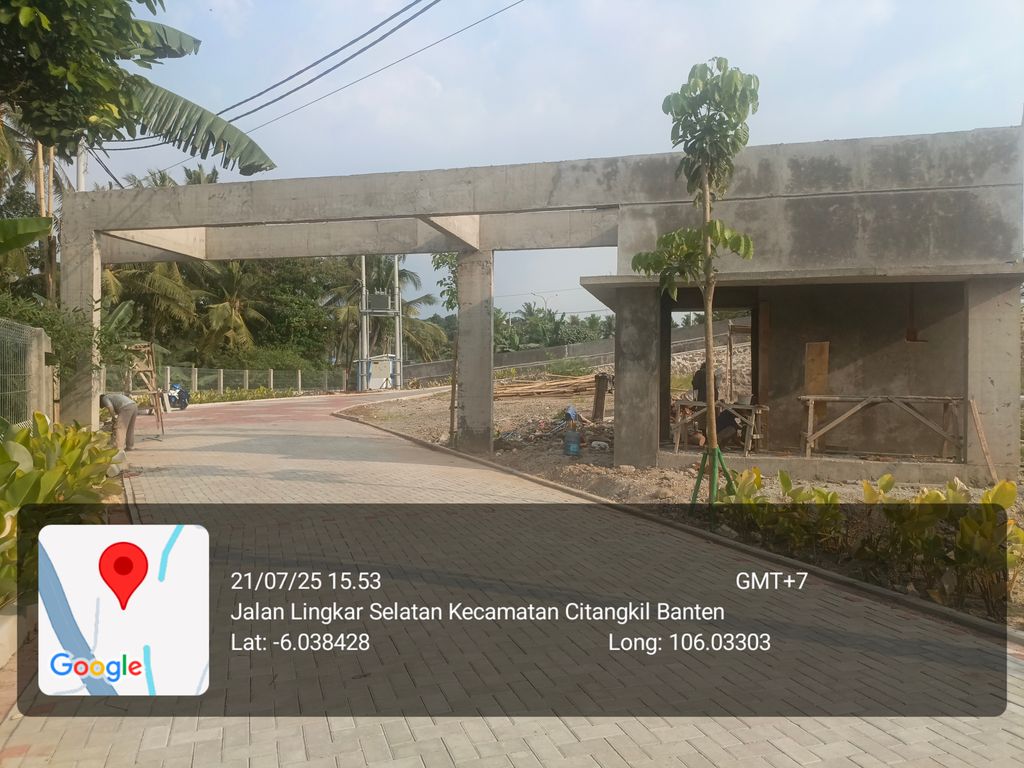 foto gerbang perumahan HUMA RIVERSIDE
