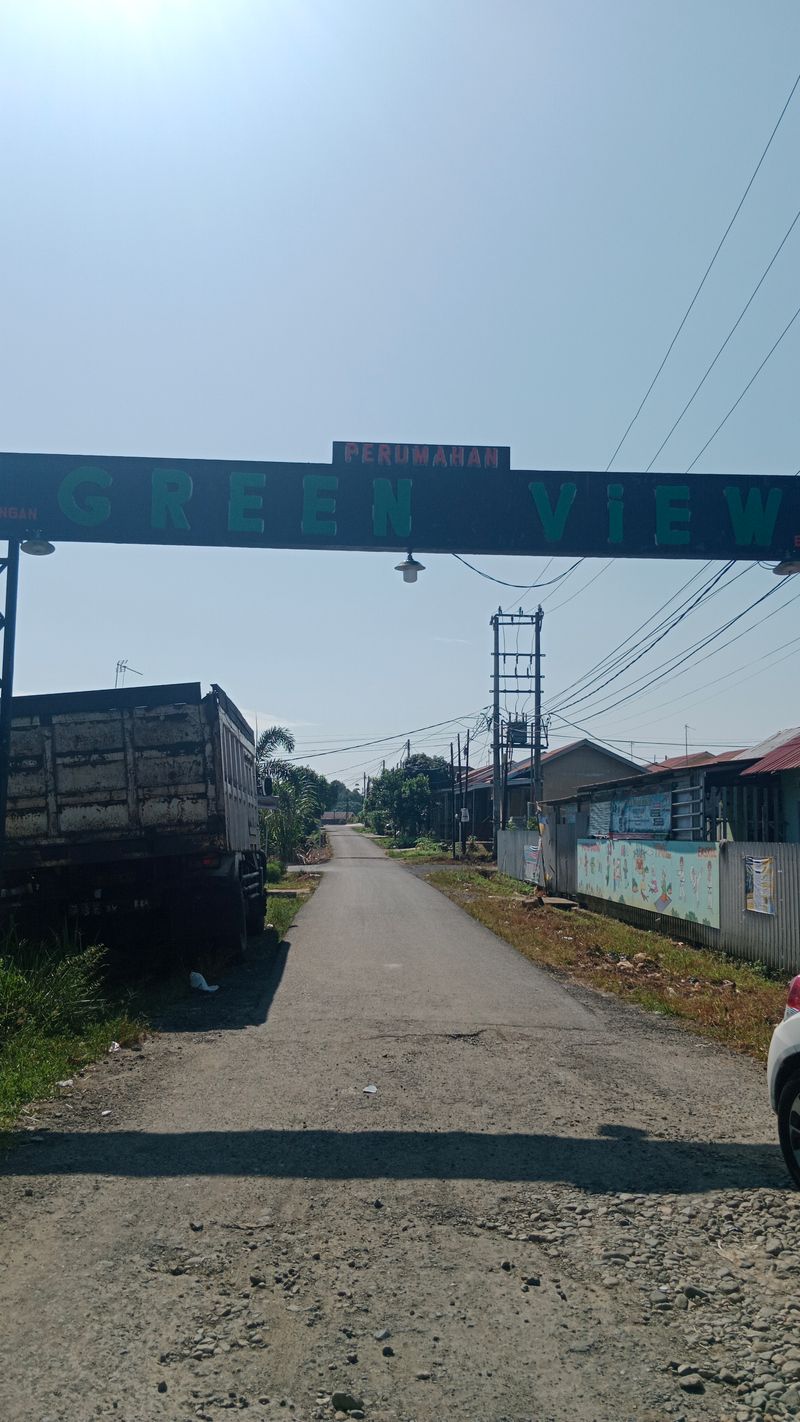 foto gerbang perumahan PERUMAHAN GREEN VIEW TAHAP II