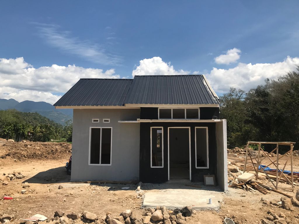 foto tampak rumah tipe cluster perumahan Perumahan Hasanah Residence 2